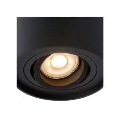 Lucide TUBE Spot Opbouw GU10 Rond D9.6 H12.5cm Zwart Online