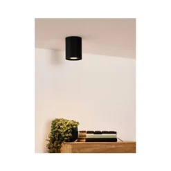 Lucide TUBE Spot Opbouw GU10 Rond D9.6 H12.5cm Zwart Online