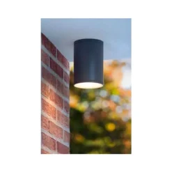 Lucide TUBIX - Plafondspot Buiten - Ø 10,8 cm - 1xE27 - IP54 - Antraciet Online