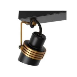 Lucide TUNDRAN Plafondspot-Zwart-2xGU10-5W-Metaal Hot