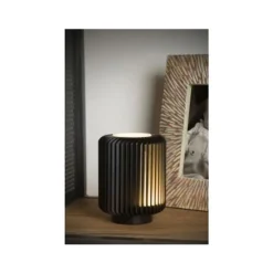 Lucide TURBIN - Tafellamp - Ø 10,6 cm - LED - 1x5W 3000K - Zwart Online