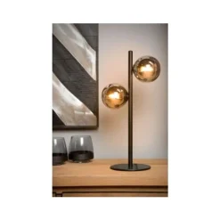 Lucide TYCHO - Tafellamp - 2xG9 - Zwart Outlet