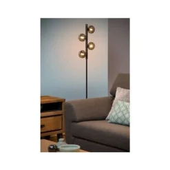Lucide TYCHO - Vloerlamp - 4xG9 - Zwart Sale