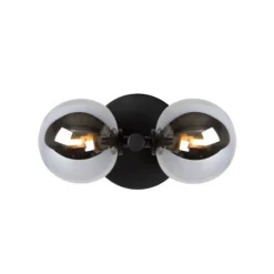 Lucide TYCHO - Wandlamp - 2xG9 - Zwart Hot