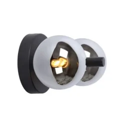 Lucide TYCHO - Wandlamp - 2xG9 - Zwart Hot