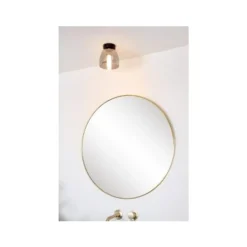 Lucide TYLER - Plafonnière Badkamer - Ø 16,1 cm - 1xG9 - IP44 - Zwart Hot