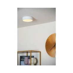 Lucide UNAR Plafonnière-Wit-Ø20-LED Dimb.-12W-2700K Best