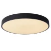 Lucide UNAR Plafonnière-Zwart-Ø49,5-LED Dimb.-36W-2700K Hot