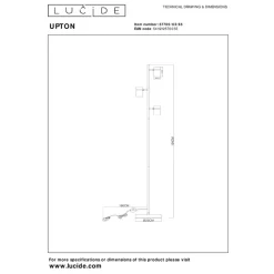 Lucide UPTON Vloerlamp-Fumé-3xGU10-40W-Glas Best