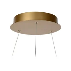 Lucide VIDAL - Hanglamp - Ø 58 cm - LED Dimb. - 1x48W 2700K - Mat Goud / Messing Hot