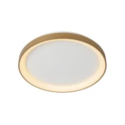 Lucide VIDAL - Plafonnière - Ø 48 cm - LED Dimb. - 1x38W 2700K - Mat Goud / Messing Online