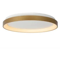 Lucide VIDAL - Plafonnière - Ø 48 cm - LED Dimb. - 1x38W 2700K - Mat Goud / Messing Online