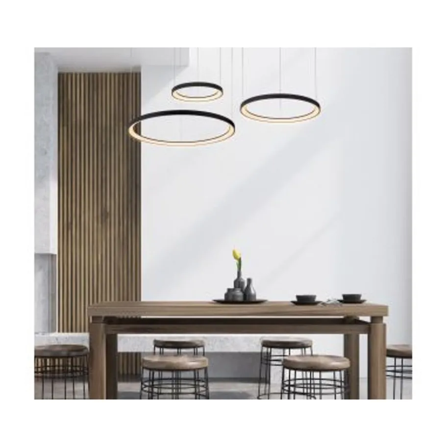 Lucide VIDAL Hanglamp-Zwart-Ø78-LED Dimb.-120W-2700K Hot