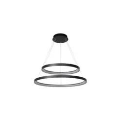 Lucide VIDAL Hanglamp-Zwart-Ø78-LED Dimb.-92W-2700K Outlet
