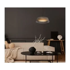 Lucide VIXI Hanglamp-Fumé-Ø45-LED Dimb.-22,6W-2900K-Glas New