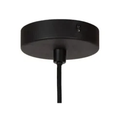 Lucide VULCAN Hanglamp-Zwart-Ø47-LED Dimb.-9W-3000K-Staal Outlet