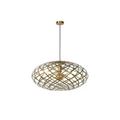 Lucide WOLFRAM - Hanglamp - Ø 65 cm - 1xE27 - Mat Goud / Messing Discount