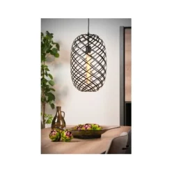 Lucide WOLFRAM - Hanglamp - Ø 32 cm - 1xE27 - Zwart Online