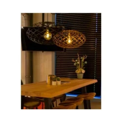 Lucide WOLFRAM - Hanglamp - Ø 100 cm - 3xE27 - Mat Goud / Messing Sale