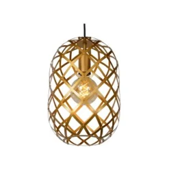 Lucide WOLFRAM Hanglamp-Mat Go.-3xE27-60W-Metaal New