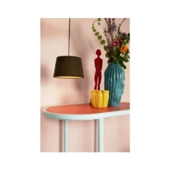 Lucide WOOLLY Hanglamp-Groen-Ø28-1xE27-60W-Katoen Hot