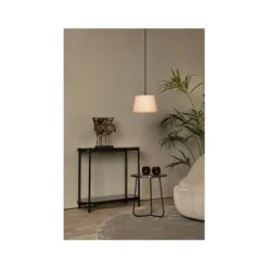Lucide WOOLLY Hanglamp-Roze-Ø28-1xE27-60W-Katoen Outlet