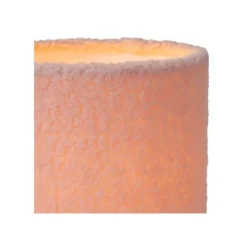 Lucide WOOLLY Tafellamp-Roze-Ø16-1xE14-40W-Katoen Sale