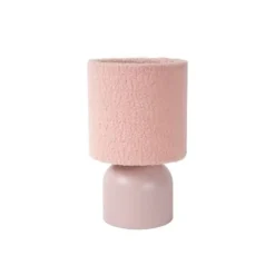Lucide WOOLLY Tafellamp-Roze-Ø16-1xE14-40W-Katoen Sale
