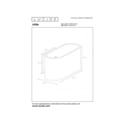 Lucide XERA - Wandlamp - 1xG9 - Zwart Online