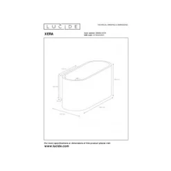Lucide XERA - Wandlamp - 1xG9 - Wit New