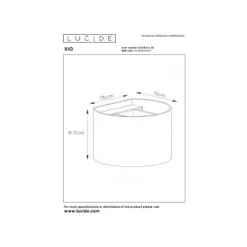 Lucide XIO - Wandlamp - LED Dimb. - G9 - 1x4W 2700K - Zwart Sale