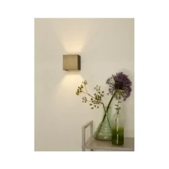 Lucide XIO - Wandlamp - LED Dimb. - G9 - 1x4W 2700K - Koffie