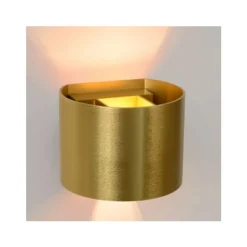 Lucide XIO Wandlicht Rond G9/3.5W 350LM 2700K Mat gou