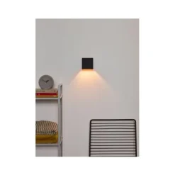 Lucide XIO Wandlicht Vierkant G9/4W 380LM 2700K Zwart Sale