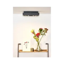 Lucide XIRAX Plafondlicht 3xGU10/5W LED DTW Zwart Clearance