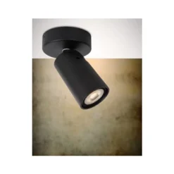Lucide XYRUS Spot GU10/5W incl. DTW D9 H12.5cm Zwart Hot