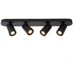 Lucide XYRUS Spot 4xGU10/5W incl.DTW L60 W9 H12.5cm Zwart Best