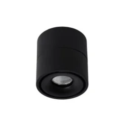 Lucide YUMIKO - Plafondspot - Ø 7,8 cm - LED Dimb. - 1x10W 2700K - Zwart Clearance