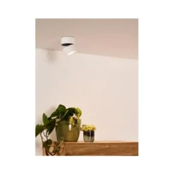 Lucide YUMIKO - Plafondspot - Ø 7,8 cm - LED Dimb. - 1x10W 2700K - Wit Clearance