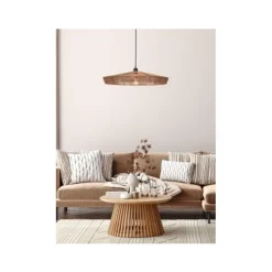 Lucide YUNKAI Hanglamp-Nature.-Ø70-1xE27-60W-Papier Best