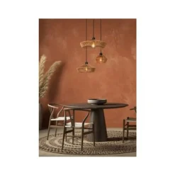 Lucide YUNKAI Hanglamp-Nature.-Ø60-3xE27-60W-Papier