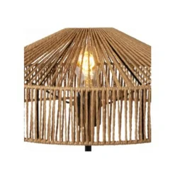 Lucide YUNKAI Tafellamp-Nature.-Ø40-1xE27-60W-Papier