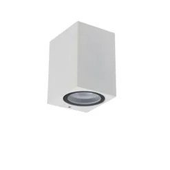 Lucide ZARO - Wandspot Buiten - 1xGU10 - IP44 - Wit Hot