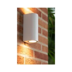 Lucide ZARO - Wandspot Buiten - 2xGU10 - IP44 - Wit Best