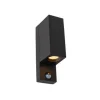 Lucide ZARO IR Wandspot Buiten-Zwart-2xGU10-7W-IP65 Outlet