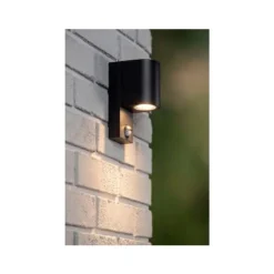 Lucide ZARO IR Wandspot Buiten-Zwart-1xGU10-7W-IP65 Clearance