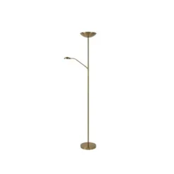 Lucide ZENITH - Leeslamp - Ø 25,4 cm - LED Dimb. - 3000K - Mat Goud / Messing Best