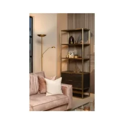 Lucide ZENITH - Leeslamp - Ø 25,4 cm - LED Dimb. - 3000K - Mat Goud / Messing Best