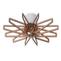 Lucide ZIDANE - Plafonnière - Ø 45 cm - 1xE27 - Wit Hot