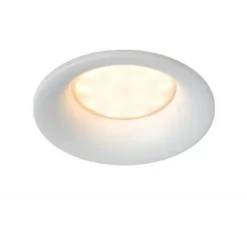 Lucide ZIVA Inbouwspot Rond GU10/5W IP44 Ø8.5cm Wit Online